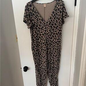 Smash + Tess Tan and Black Jumpsuit